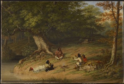 Déli pihenő alkotó: Cornelius Krieghoff