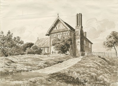 Betley – Parasztház: toll- és szépiarajz, 1820. október (rajz) alkotó: Cornelius Varley