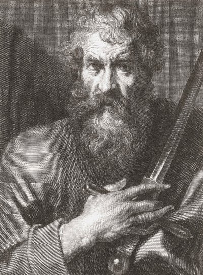Pál apostol. Portré. alkotó: Cornelius van Caukercken
