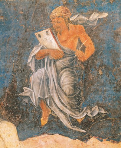 Dean, a Virgin of Sign részlete, augusztusi jelenet, Cosimo Turának tulajdonítva alkotó: Cosimo (attr. to) Tura