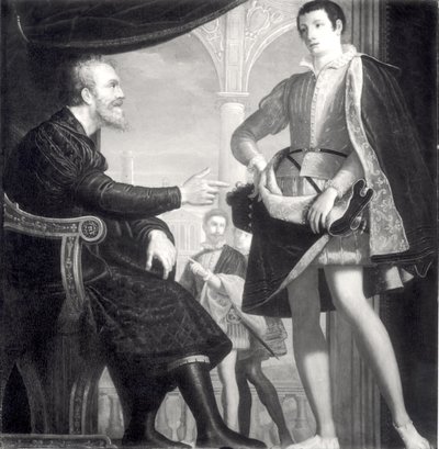 Michelangelo (1475-1564) és Francesco I (1541-87) de Medici alkotó: Cosimo Gamberucci or Gambaruccio