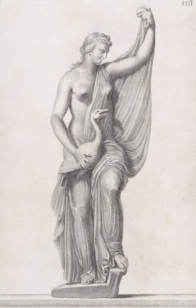 Léda és a hattyú szobra, 1734 alkotó: Cosimo Mogalli