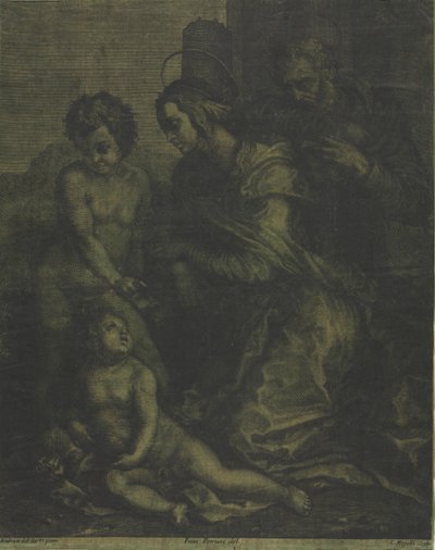 A Szent Család Szent Jánossal, c. 1710-1715. alkotó: Cosimo Mogalli