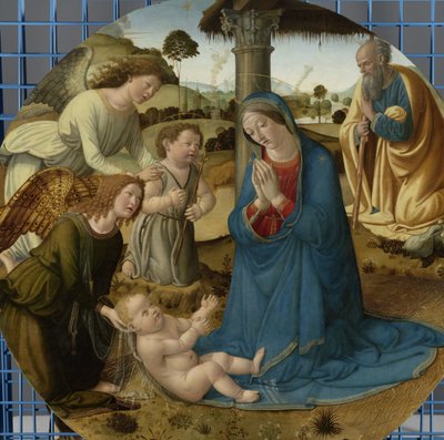 A gyermek Krisztus imádata A Gyermekimádás alkotó: Cosimo Rosselli