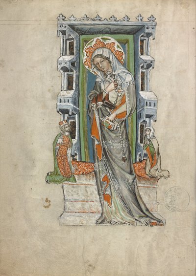 Sziléziai Szent Hedvig legnicai Ludwig herceggel és Brieggel és Agnés hercegnővel alkotó: Court workshop of Duke Ludwig I of Liegnitz and Brieg