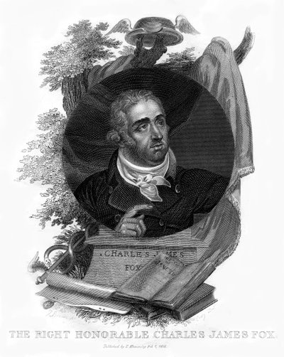 Charles James Fox, brit Whig politikus, 1815. alkotó: Craig