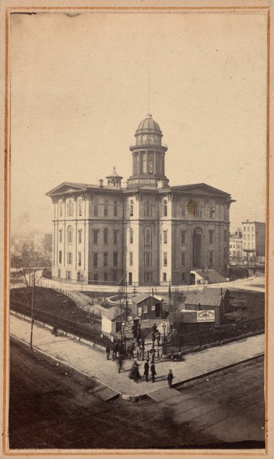 Zeneakadémia, Chicago, 1860-as évek (fotó) alkotó: Crater
