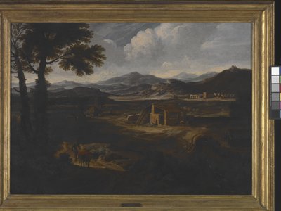 Dél-olasz táj (olaj, vászon) alkotó: Crescenzio Onofri