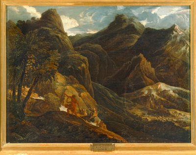 Tájkép fával alkotó: Crescenzio Onofri