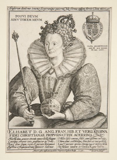 Erzsébet, angol királynő alkotó: Crispijn de Passe the Elder