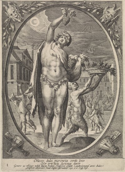 Bacchus Bacchus, Venus en Ceres (sorozat címe) alkotó: Crispijn van de Passe (I)