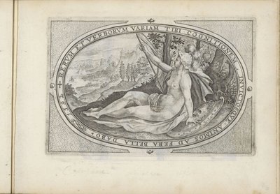 Minerva Istenek és istennők, akik részt vesznek Párizs ítéletében (sorozat címe) alkotó: Crispijn van de Passe (I)