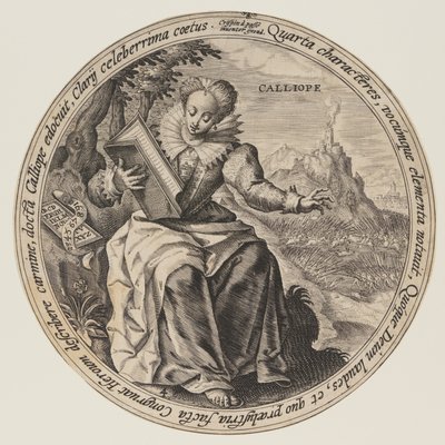 Clio, a Múzsákból alkotó: Crispijn van de Passe I