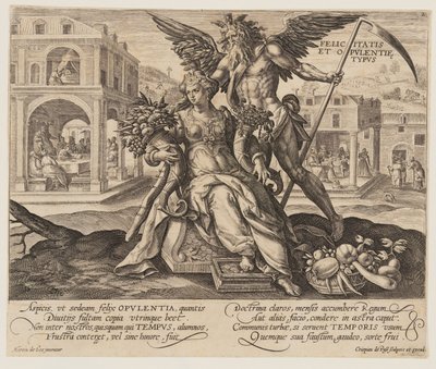 Felicitas et Opulentie Typus, a Time with Virtues and Vices című műből alkotó: Crispijn van de Passe I