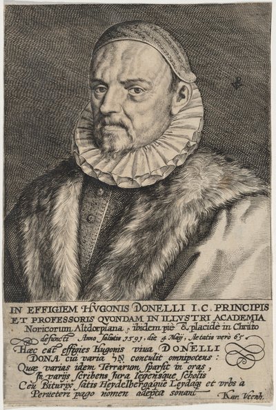 Hugo Donellus alkotó: Crispijn van de Passe I