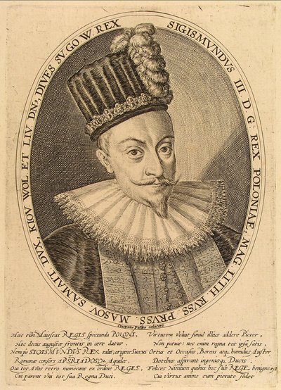 III. Vasa Zsigmond lengyel király, kb. 1600 alkotó: Crispijn van de Passe the Elder