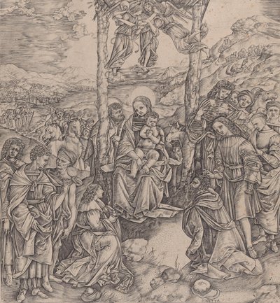 Mágusok imádása, 1500-10. alkotó: Cristofano di Michele Martini