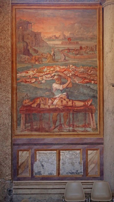 Számos szent vértanúsága alkotó: Cristoforo and Tempesta, Antonio Roncalli
