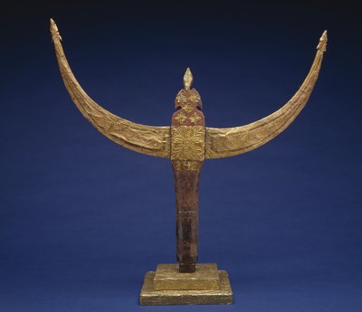 Vezetői vezérkari döntő (Palembayan Rajo Tongkat), 19. század vége (fa- és aranyfólia) alkotó: Culture Minangkabau