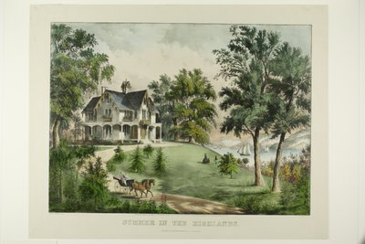 Nyár a Felvidéken alkotó: Currier and Ives
