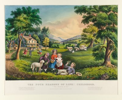 Az élet négy évszaka: Gyermekkor alkotó: Currier and Ives