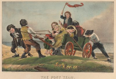 A Pony Team alkotó: Currier and Ives