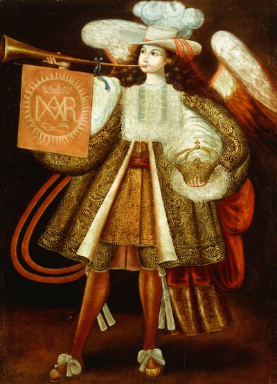 Gábriel arkangyal alkotó: Cuzco School