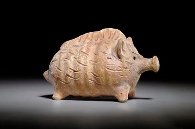 Hellenisztikus csörgő, Kr.e. 1. század (terrakotta) alkotó: Cypriot Cypriot