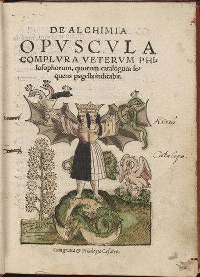 De Alchimia opvscvla complvra vetervm philosophorum, 1550 alkotó: Cyriacus Jacob