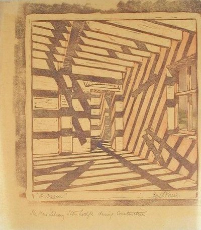 The Carcase, 1929 körül (linómetszet) alkotó: Cyril Edward Power