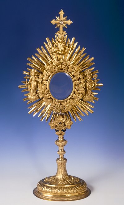 Barokk Monstrance (aranyozott fém) alkotó: Czech School