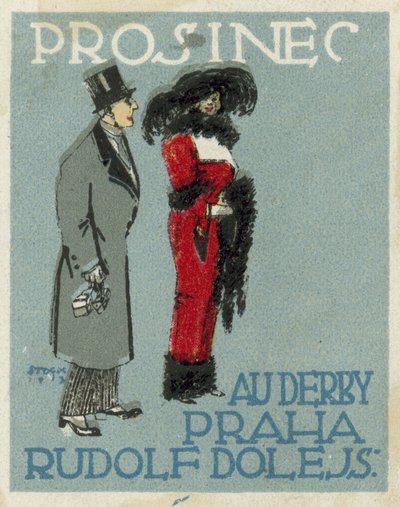 December. Au Derby Rudolf Dole divat, Prága alkotó: Czech School