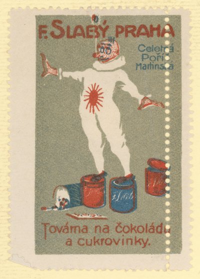 F Slaby csokoládé- és cukorcukrászgyár, Prága alkotó: Czech School