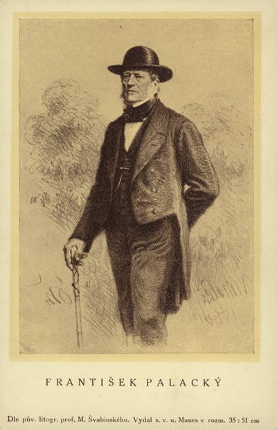 Frantisek Palacky (1798-1876), cseh történész és politikus alkotó: Czech School