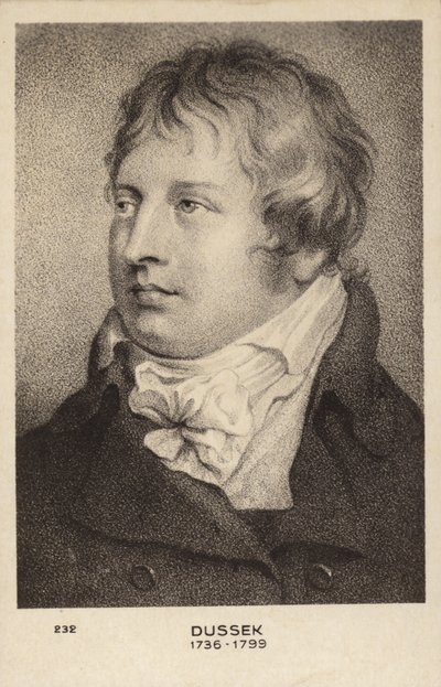 Jan Ladislav Dussek cseh zeneszerző és zongoraművész (1760-1812) alkotó: Czech School