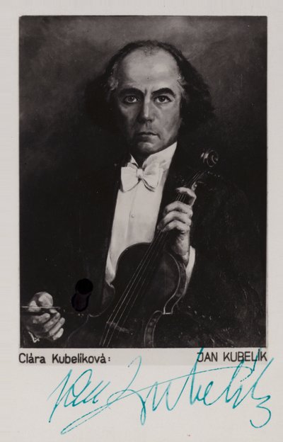 Jan Kubelik portréja alkotó: Czech School