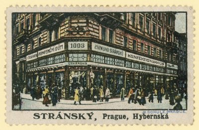 Stransky cukrászdák, Hybernska utca, Prága alkotó: Czech School