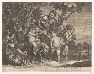 Triomf van Bacchus alkotó: D. Brunn