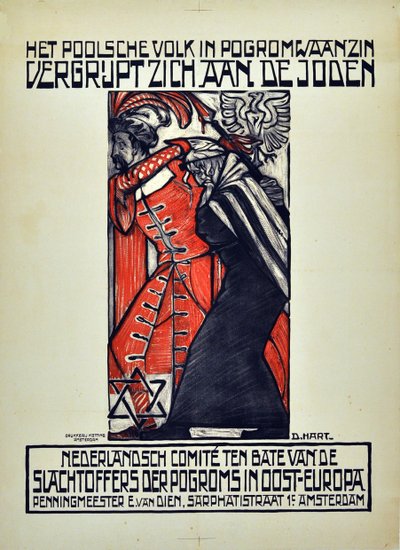 A lvivi pogrom, 1918, 1919. alkotó: D. Hart