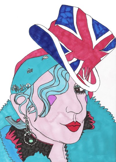Anna Piaggi alkotó: Daisy de Villeneuve
