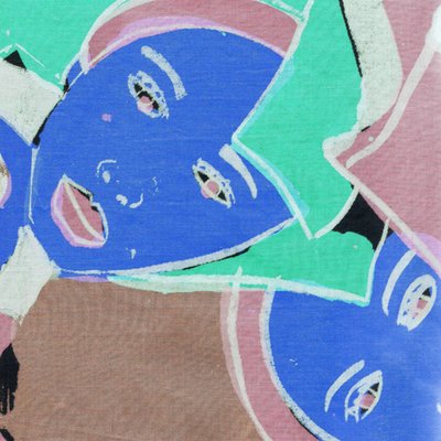 Blue Faces, 2017 (digitális) alkotó: Daisy de Villeneuve