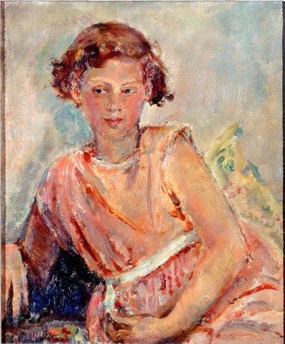 Elmélázó hangulatban (olaj, vászon) alkotó: Dame Ethel Walker