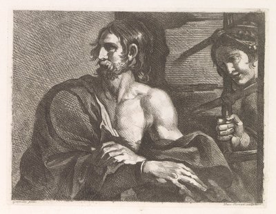 Keresztelő Szent János a börtönben, meglátogatta Salome alkotó: Damiano Pernati
