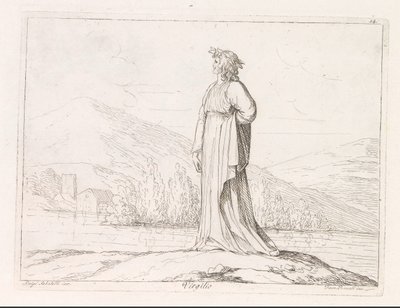 Virgil Vergilius (cím a tárgyon) alkotó: Damiano Pernati