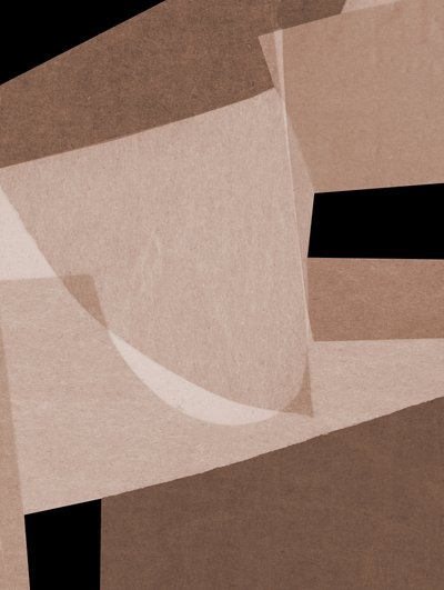 Absztrakt kollázs alkotó: Dan Hobday
