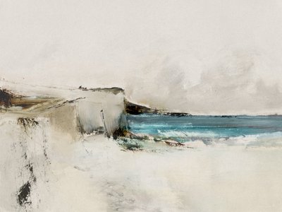 Óceán fehér sziklákkal alkotó: Dan Hobday
