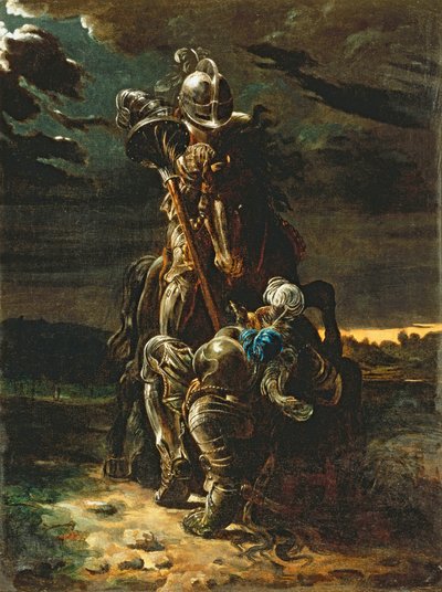 És az első pályafutásuk során futottak, az Elfin Knight Fall Horse and Man (olaj, vászon) alkotó: Daniel Maclise