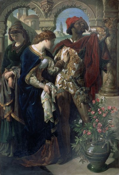 Othello, Desdemona és Emilia alkotó: Daniel Maclise