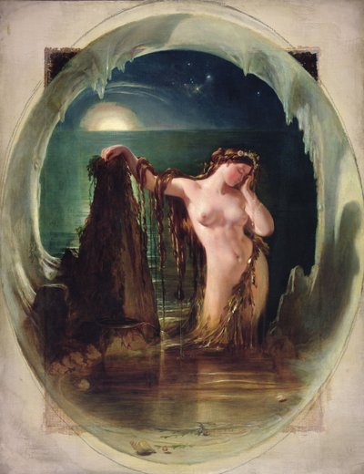 Der Ursprung der Harfe von Daniel (1806-70) Maclise