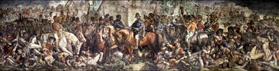 Wellington és Blucher találkozása a waterlooi csata után alkotó: Daniel (1806 70) Maclise